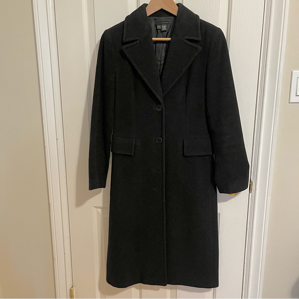 Zara dark gray wool coat size 4